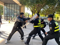 保卫处成功举办反恐技能训练与反恐防暴实战演练活动